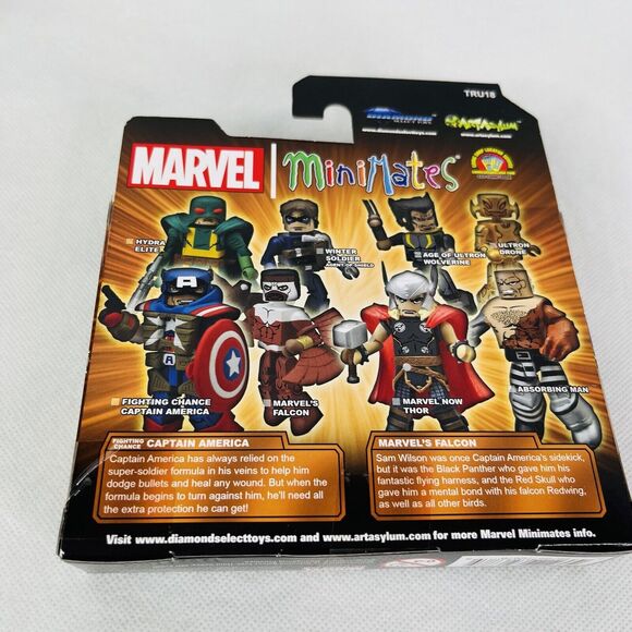 5 for $25| Marvel Minimates Fighting Chance Captain America & Falcon TRU - Picture 7 of 8